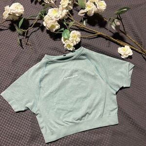 Alphalete mint green Short Sleeve Top